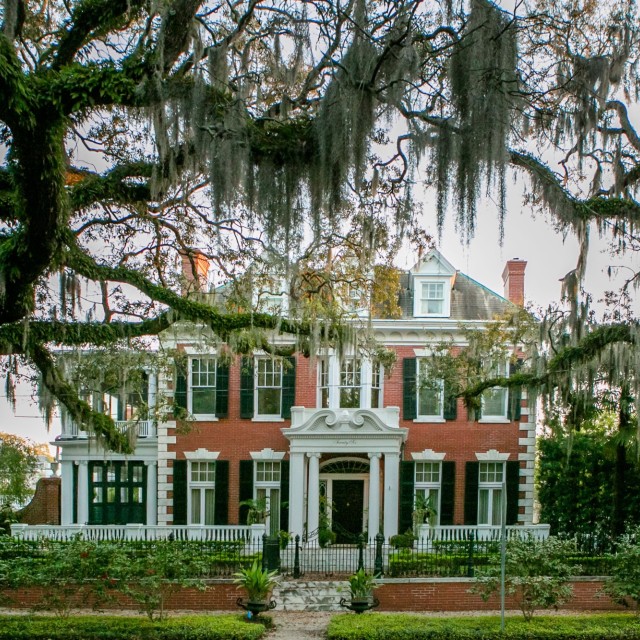 A historic home in Savannah, Georgia A historic home in Savannah, Georgia