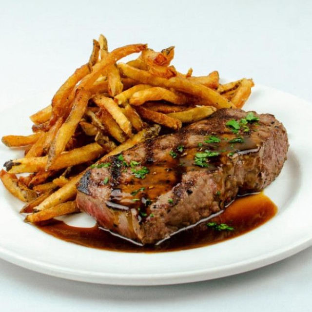 Steak Frites at French bistro Circa 1875 Steak Frites at Circa 1875 French Bistro