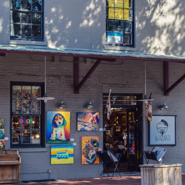 Savannah City Market. City Market in Savannah, Georgia.