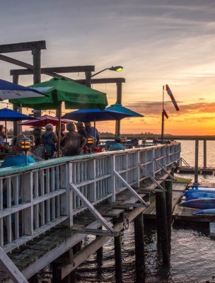 Tybee Island AJ's Dockside Restaurant Patio Boats Dining Tybee Island AJ's Dockside Restaurant Patio Boats Dining