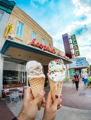 Leopold's Ice Cream.