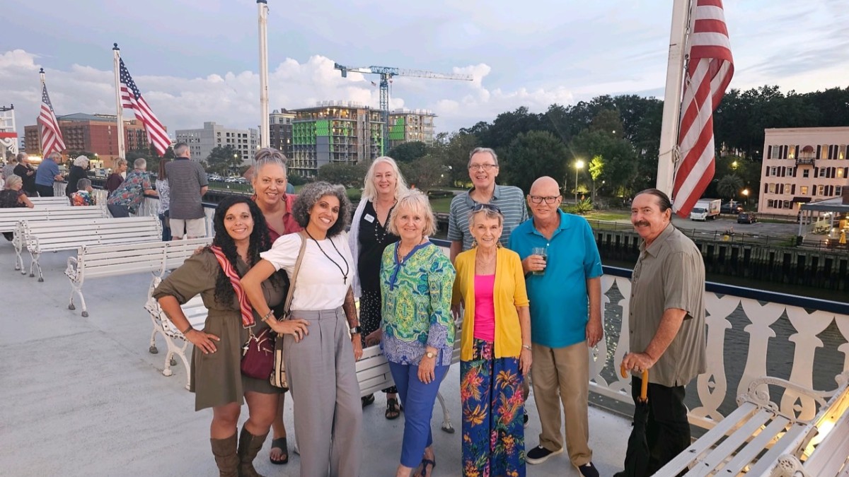 Savannah visitor center staff on Riverboat Cruise