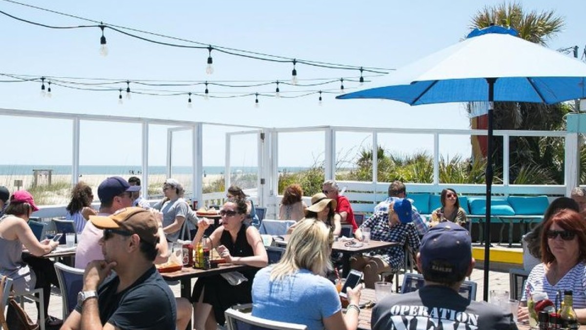 Tybee Island Deck Beachbar Kitchen Outdoor Patio Dining