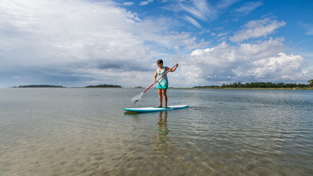 Paddleboarding in Savannah, Georgia