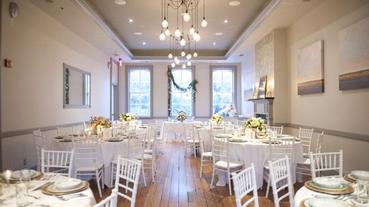 The banquet room at 10 Downing at Churchill's Restaurant and Pub in Savannah The banquet room at 10 Downing at Churchill's Restaurant and Pub in Savannah