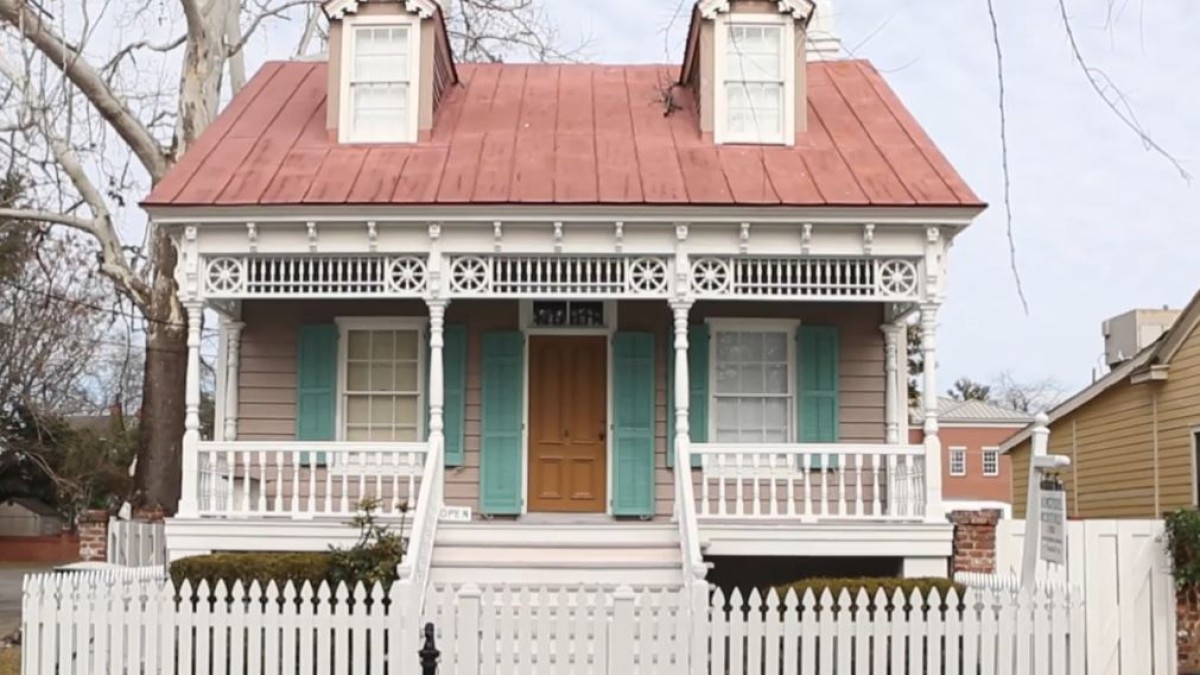 The King-Tisdell Cottage houses African-American cultural artifacts in Savannah, Georgia 