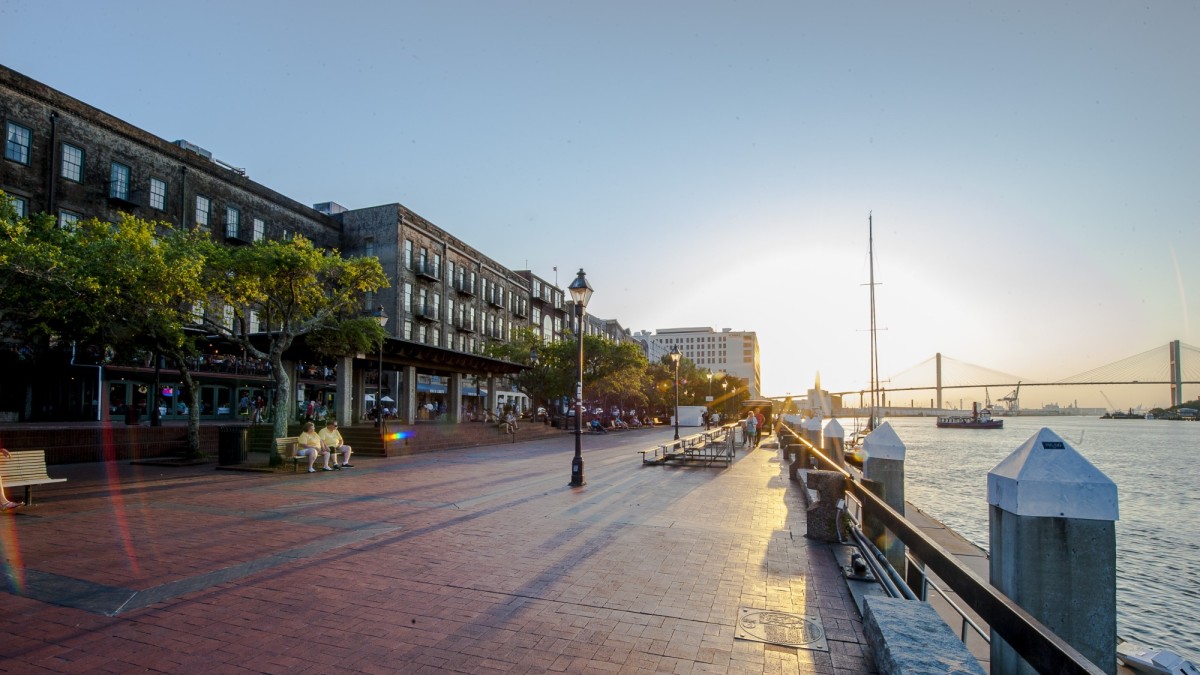 A River Street Sunset