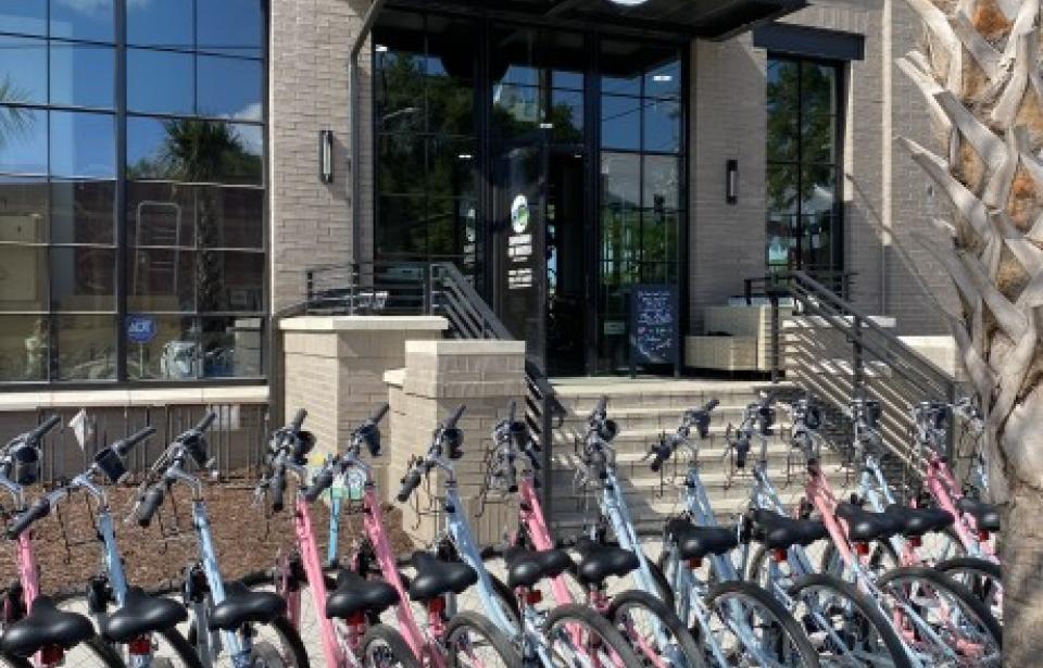 Many bikes to choose from for bike rentals and bike tours