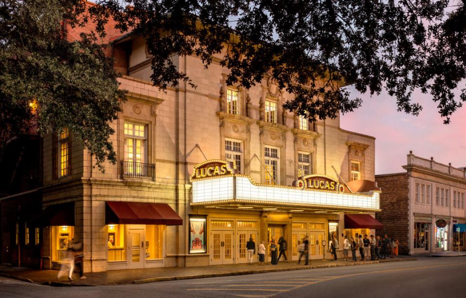 Lucas Theatre Front Entrance