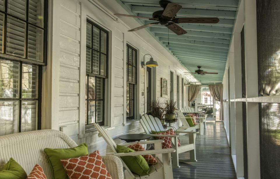 Screened Inn circa 1929 porch