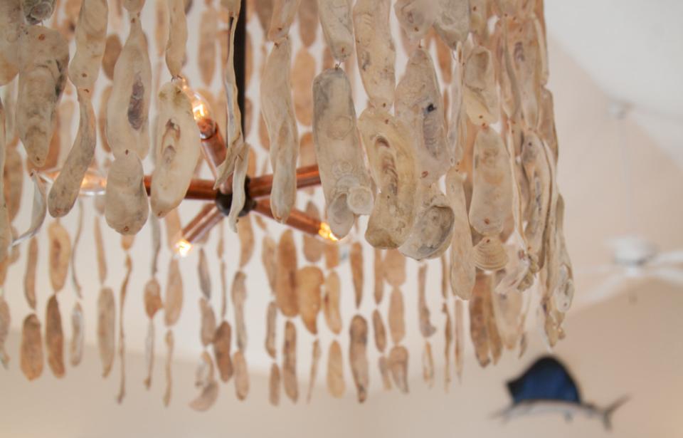mermaid cottages oyster chandelier mermaid cottages oyster chandelier