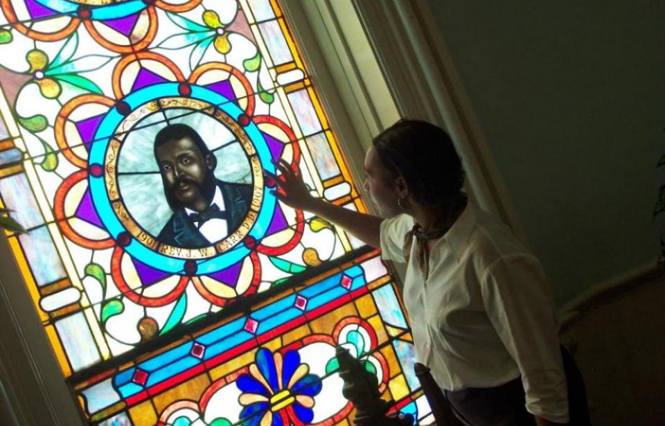 baptist stained glass