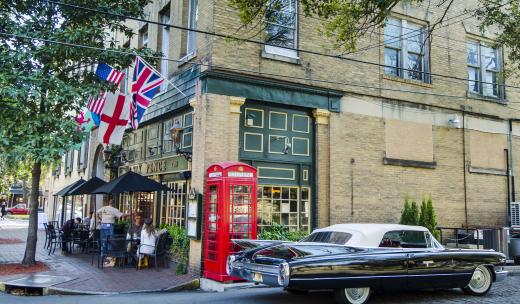 The Six Pence Pub in Savannah by Geoff Johnson The Six Pence Pub in Savannah by Geoff Johnson