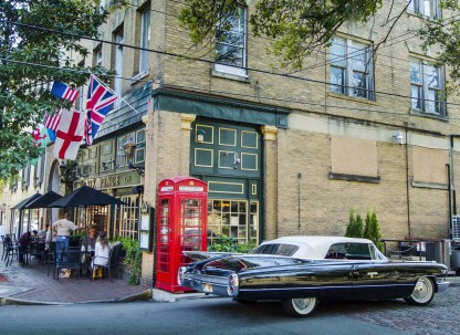 The Six Pence Pub in Savannah by Geoff Johnson