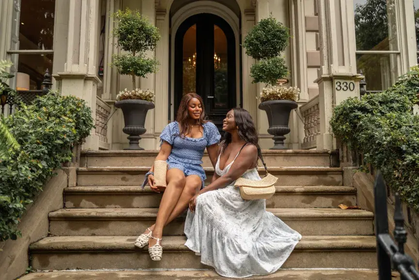 SAKS and Loveshackfancy collaboration in Savannah, GA.